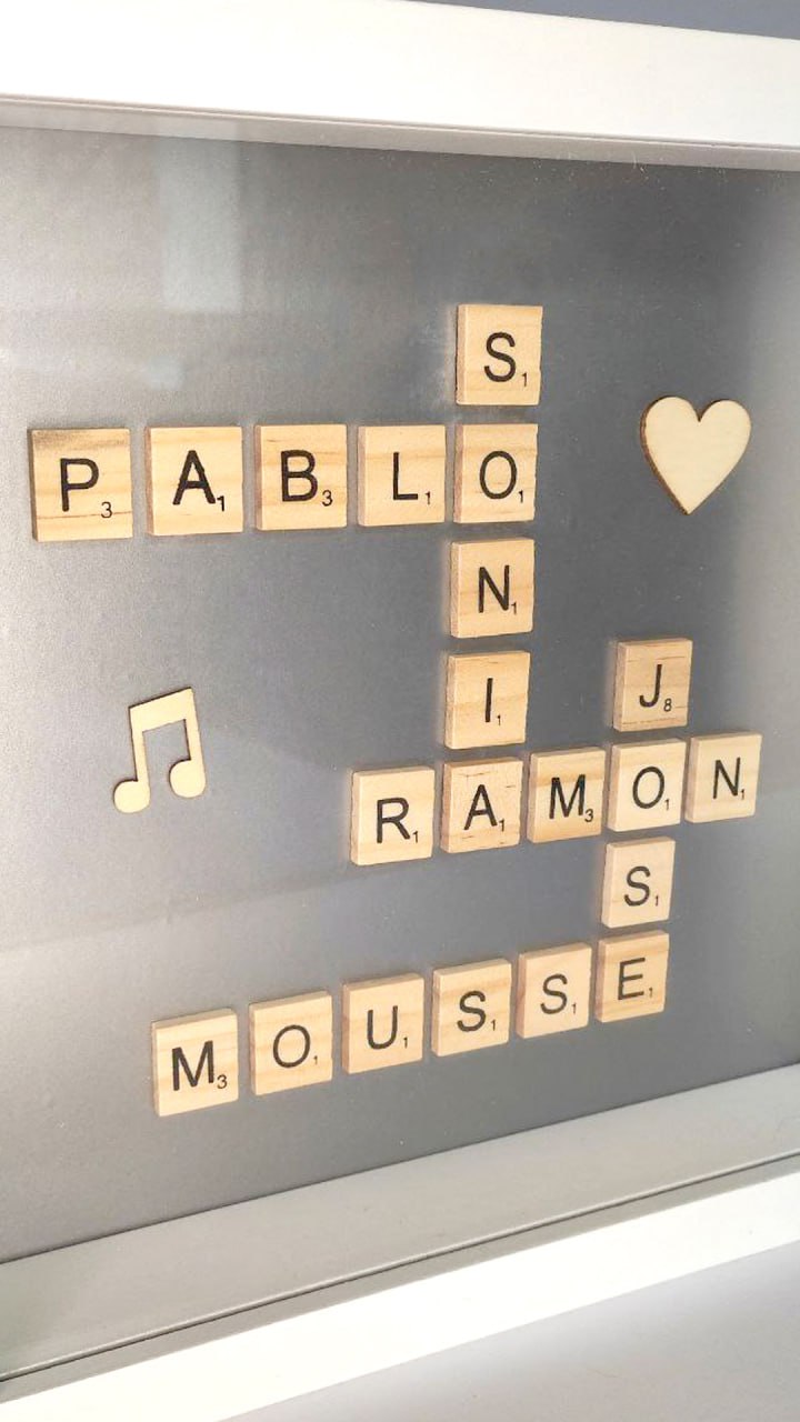 Cuadro scrabble