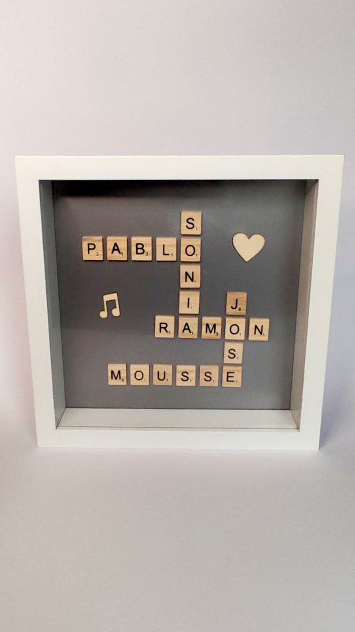 Cuadro scrabble